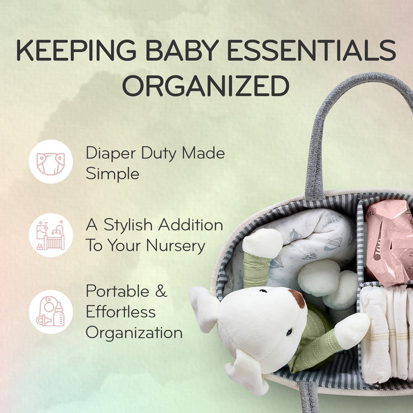 Diaper Caddy Organiser