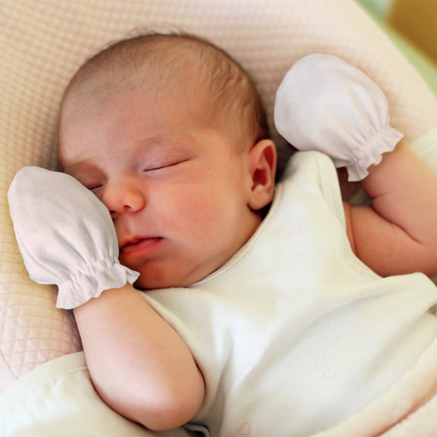 Newborn on sale hand mittens